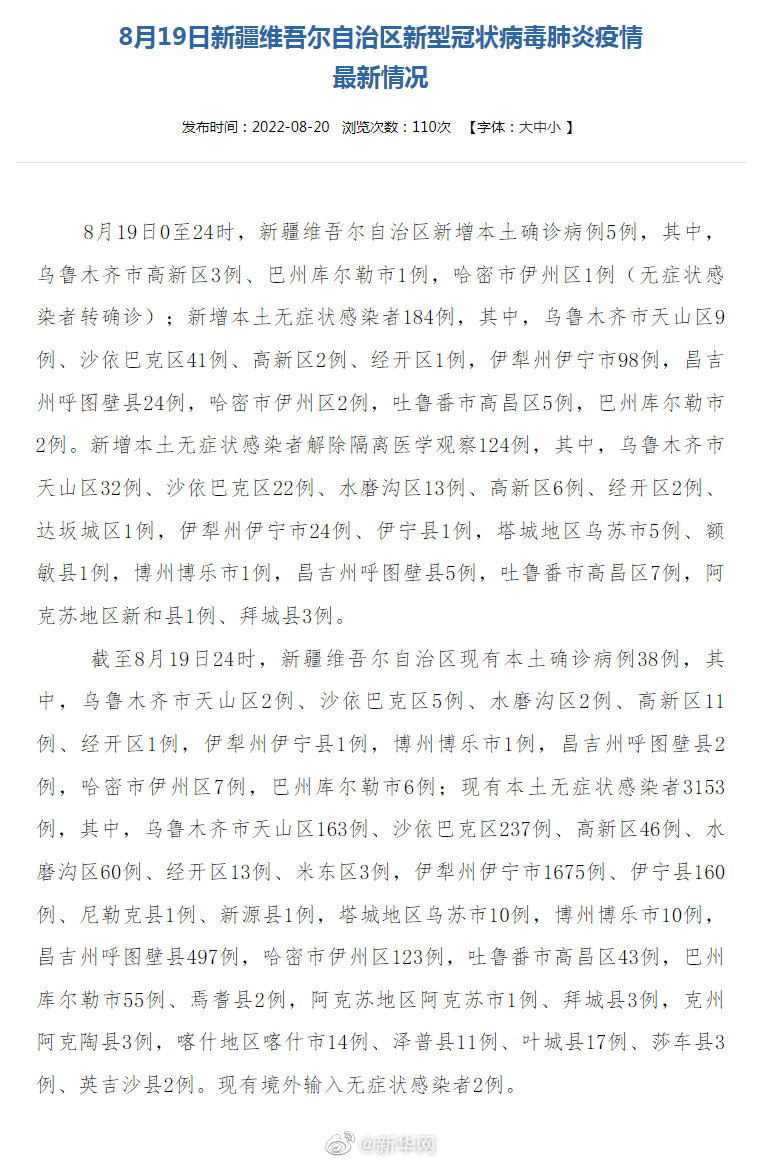 新疆疫情最新动态，小城日常与爱心的传递